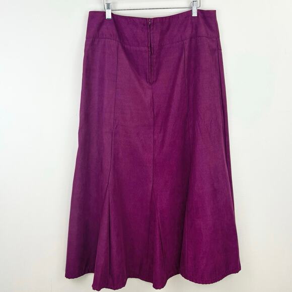 Vintage Magenta Maxi Skirt Size 14Plus - Picture 2 of 3